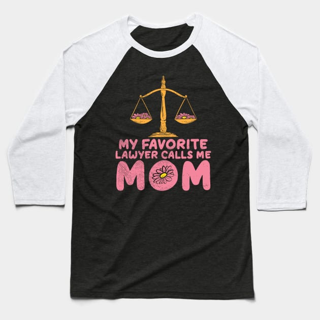 Lawyer Mom Baseball T-Shirt by maxdax